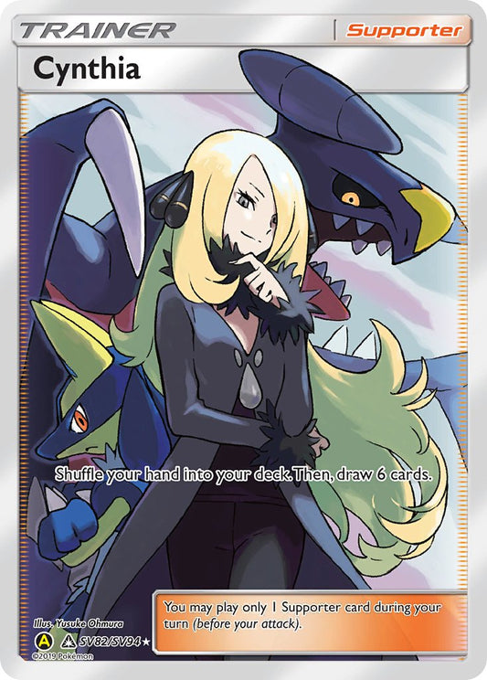 (SV082/SV094) Pokemon TCG Hidden Fates Single: Cynthia  Ultra Rare