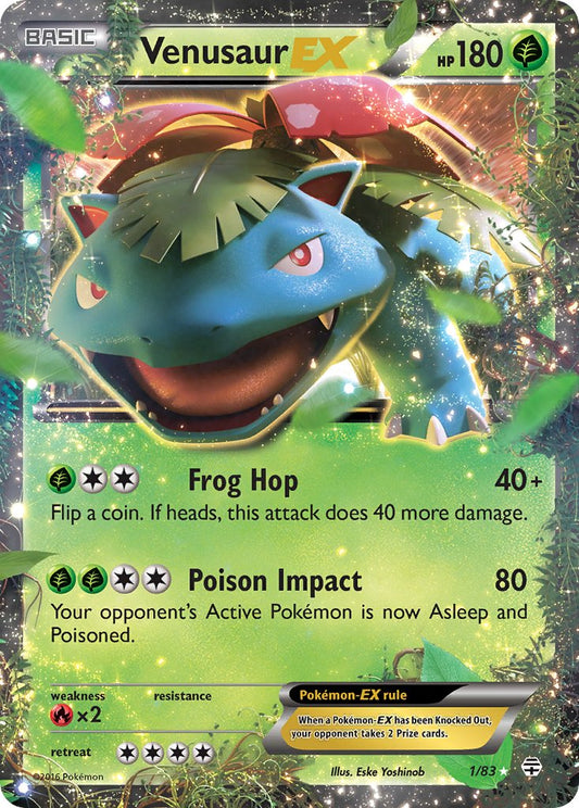 (001/83) Pokemon TCG Generations Single: Venusaur EX   Ultra Rare