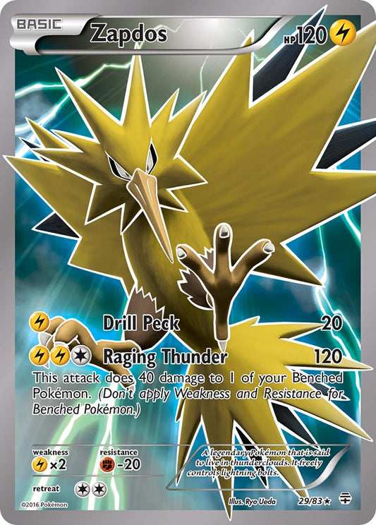 (029/83) Pokemon TCG Generations Single: Zapdos   Holo Rare