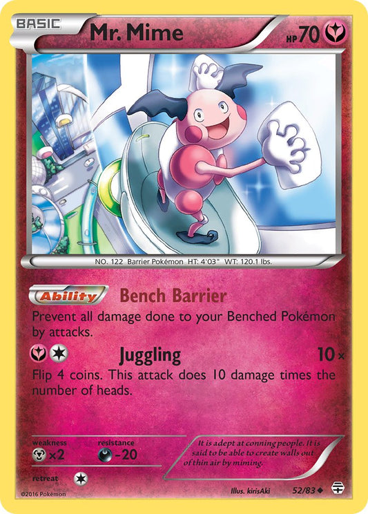 (052/83) Pokemon TCG Generations Single: Mr. Mime   Uncommon
