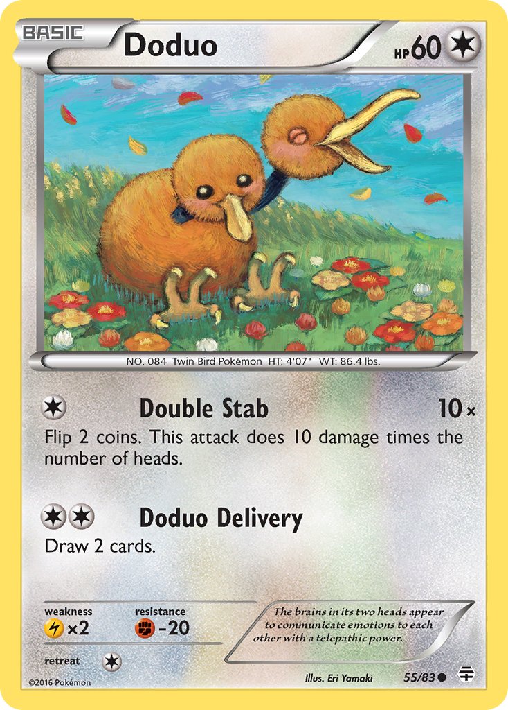 (055/83) Pokemon TCG Generations Single: Doduo   Common