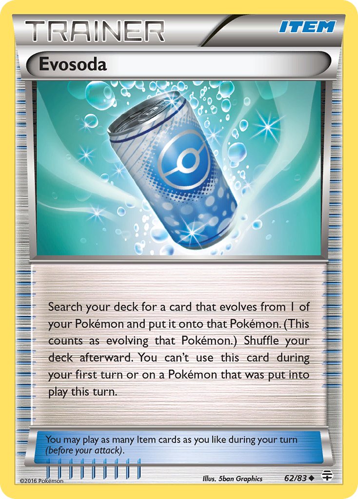 (062/83) Pokemon TCG Generations Single: Evosoda  Uncommon