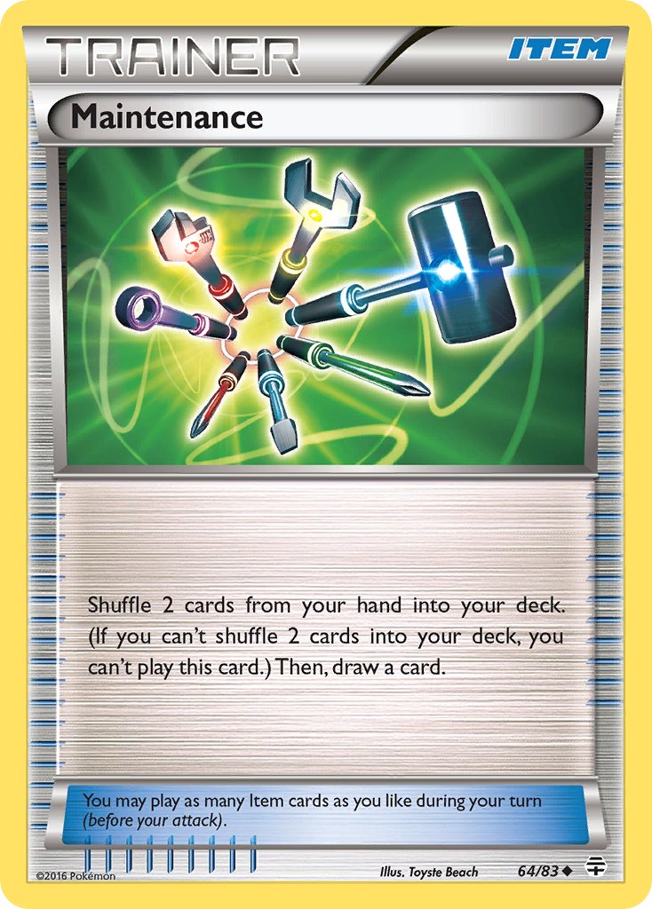 (064/83) Pokemon TCG Generations Single: Maintenance Reverse Holo Uncommon