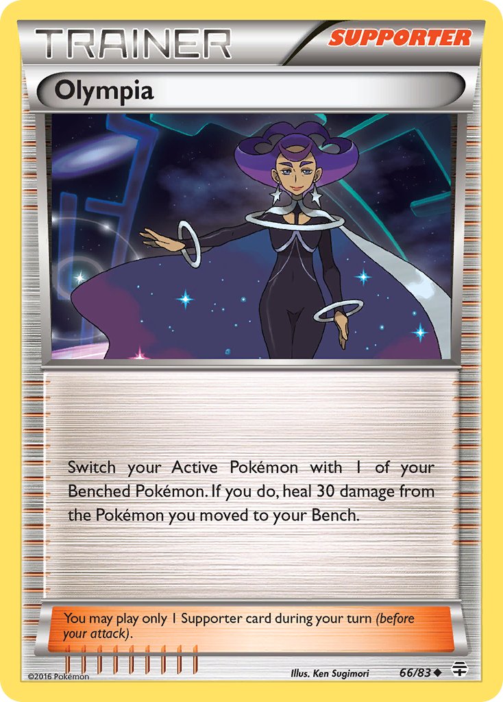 (066/83) Pokemon TCG Generations Single: Olympia Reverse Holo Uncommon