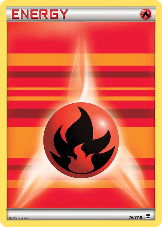(076/83) Pokemon TCG Generations Single: Fire Energy  Common