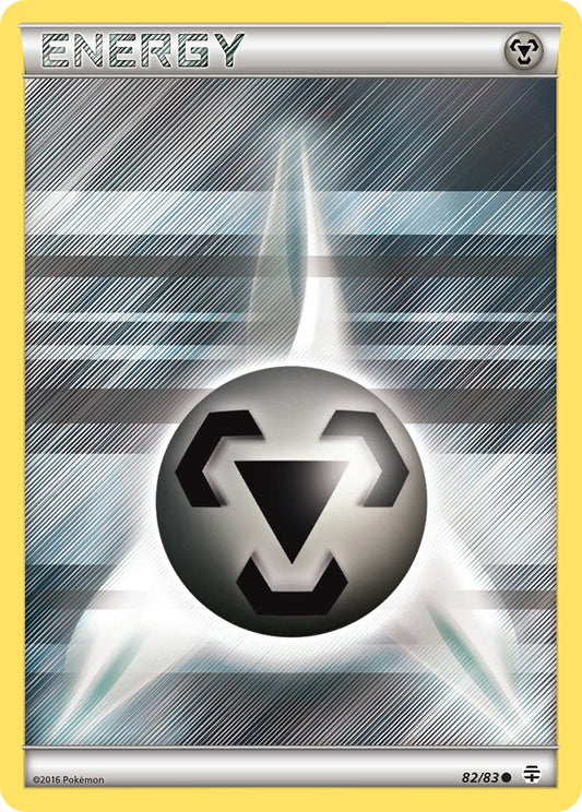 (082/83) Pokemon TCG Generations Single: Metal Energy Reverse Holo Common