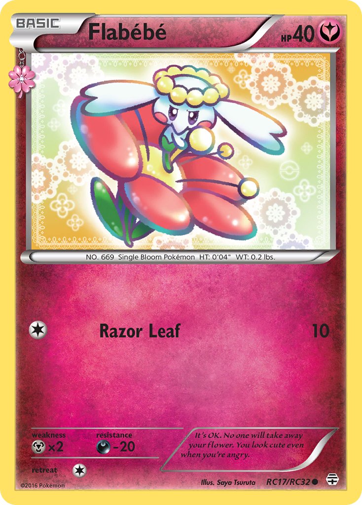(RC17/RC32) Pokemon TCG Generations Single: Flabébé   Common