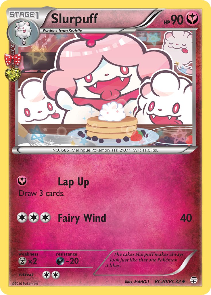 (RC20/RC32) Pokemon TCG Generations Single: Slurpuff   Uncommon