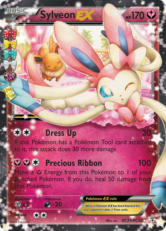 (RC21/RC32) Pokemon TCG Generations Single: Sylveon EX   Ultra Rare
