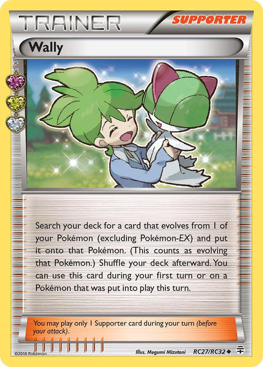 (RC27/RC32) Pokemon TCG Generations Single: Wally  Uncommon