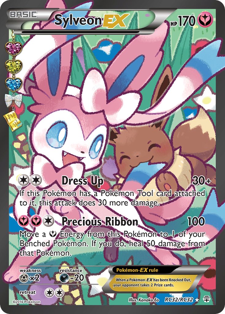 (RC32/RC32) Pokemon TCG Generations Single: Sylveon EX   Ultra Rare