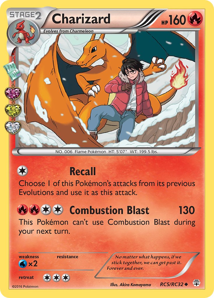 (RC5/RC32) Pokemon TCG Generations Single: Charizard   Uncommon