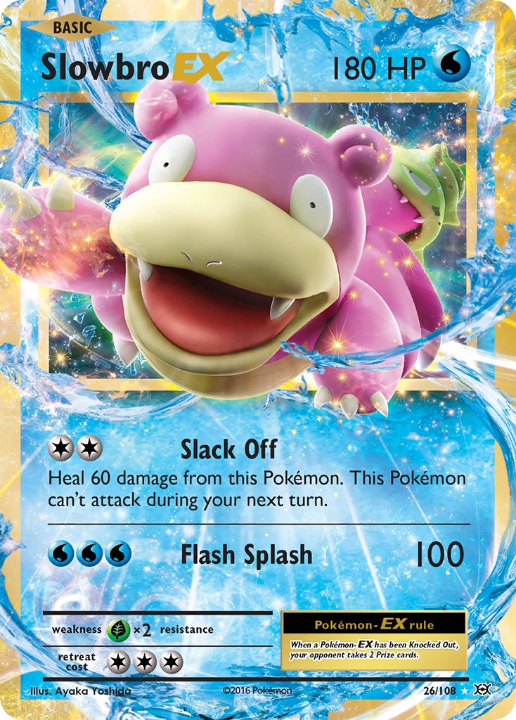 (026/108) Pokemon TCG Evolutions Single: Slowbro EX   Ultra Rare