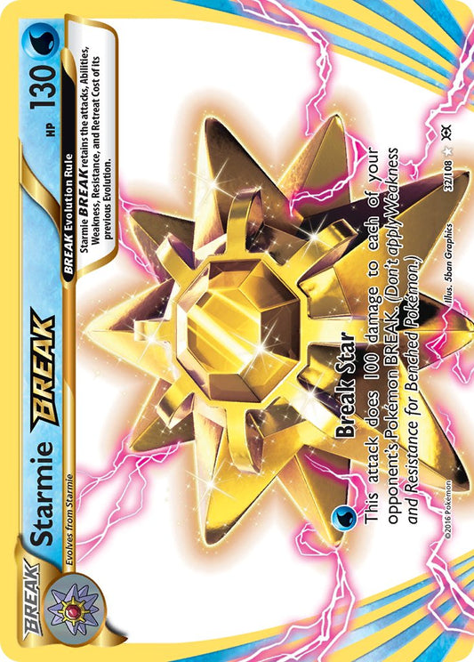 (032/108) Pokemon TCG Evolutions Single: Starmie BREAK   Holo Rare