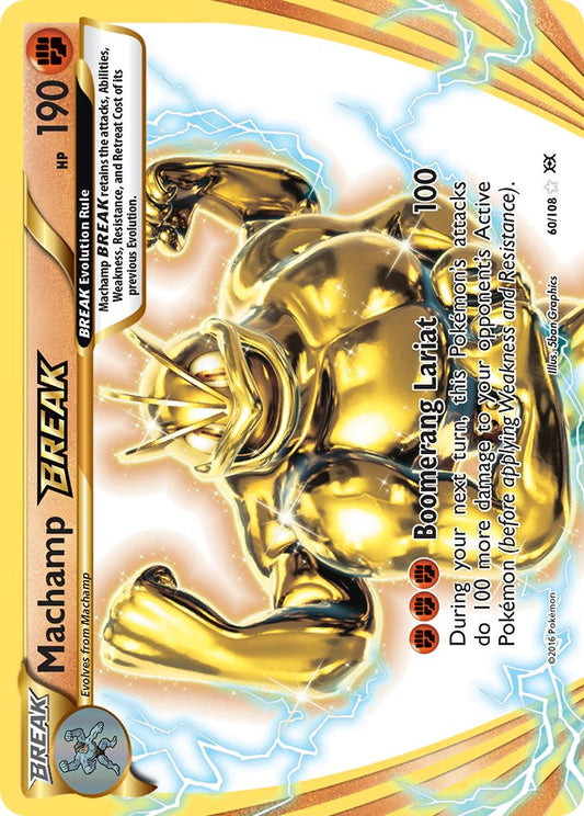 (060/108) Pokemon TCG Evolutions Single: Machamp BREAK   Holo Rare