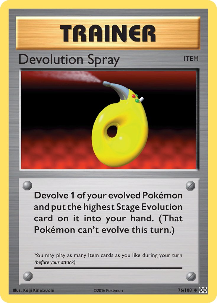 (076/108) Pokemon TCG Evolutions Single: Devolution Spray  Uncommon