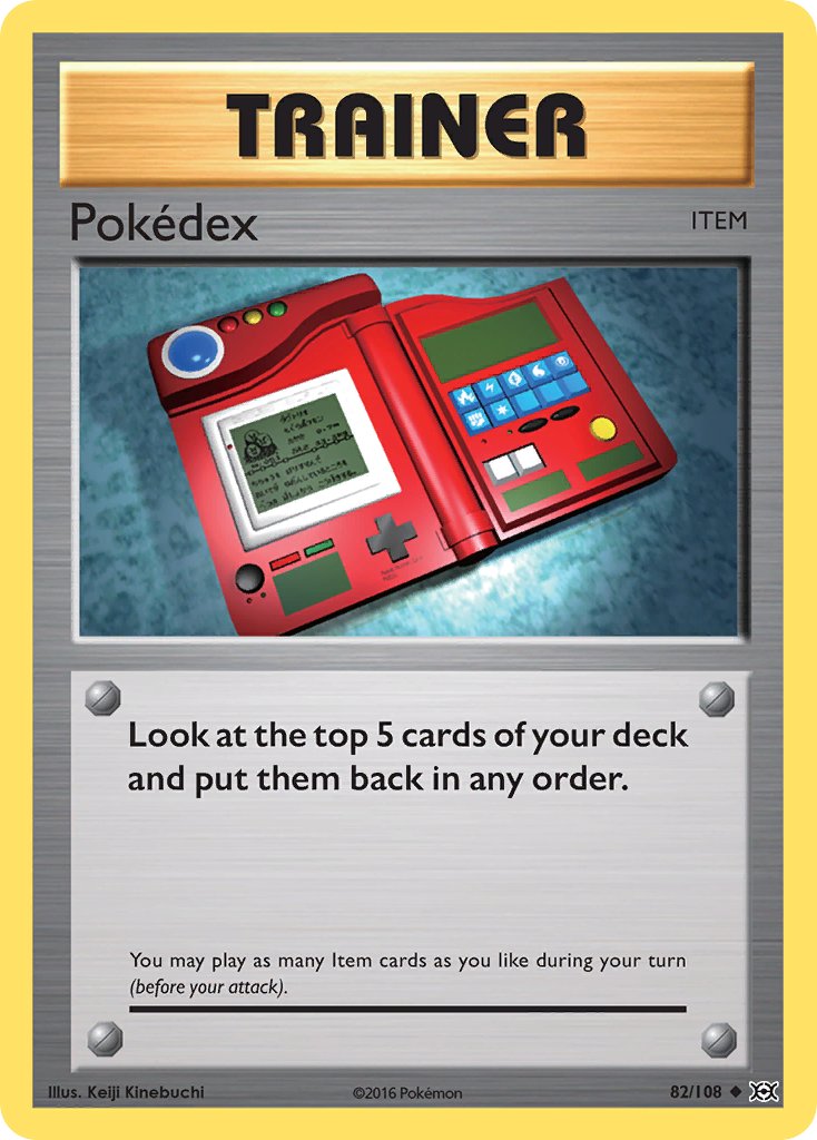 (082/108) Pokemon TCG Evolutions Single: Pokédex  Uncommon