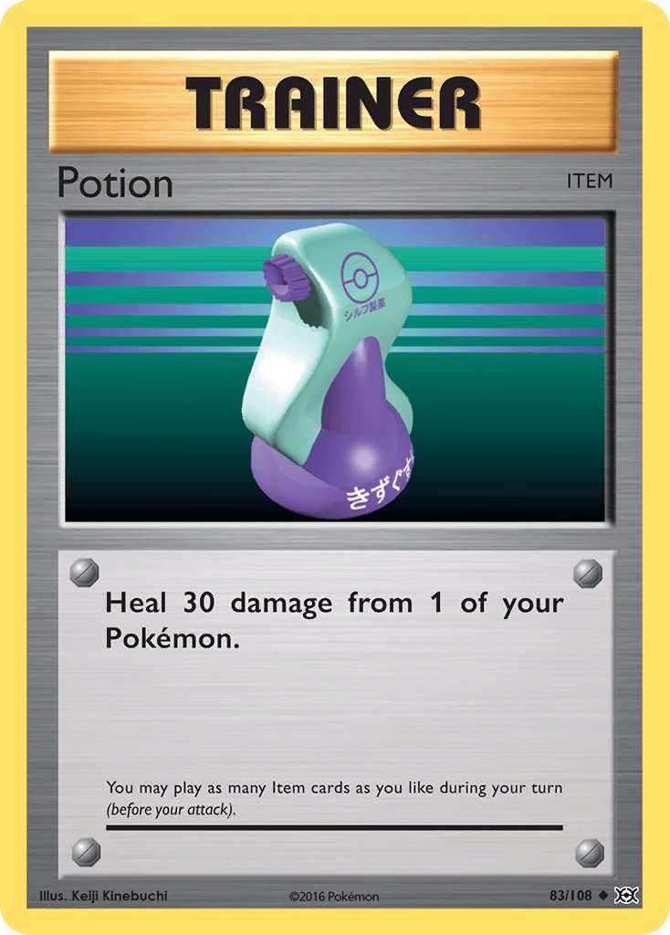 (083/108) Pokemon TCG Evolutions Single: Potion  Uncommon