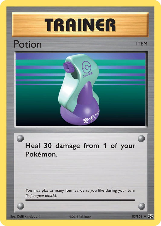 (083/108) Pokemon TCG Evolutions Single: Potion Reverse Holo Uncommon