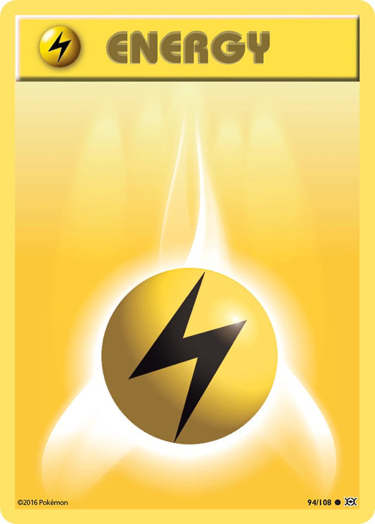 (094/108) Pokemon TCG Evolutions Single: Lightning Energy  Common