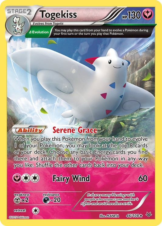 (046/108) Pokemon TCG Roaring Skies Single: Togekiss  Reverse Holo Holo Rare