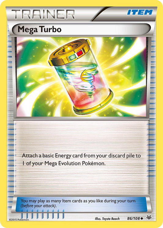 (086/108) Pokemon TCG Roaring Skies Single: Mega Turbo  Uncommon