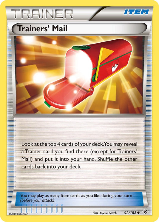 (092/108) Pokemon TCG Roaring Skies Single: Trainers' Mail  Uncommon