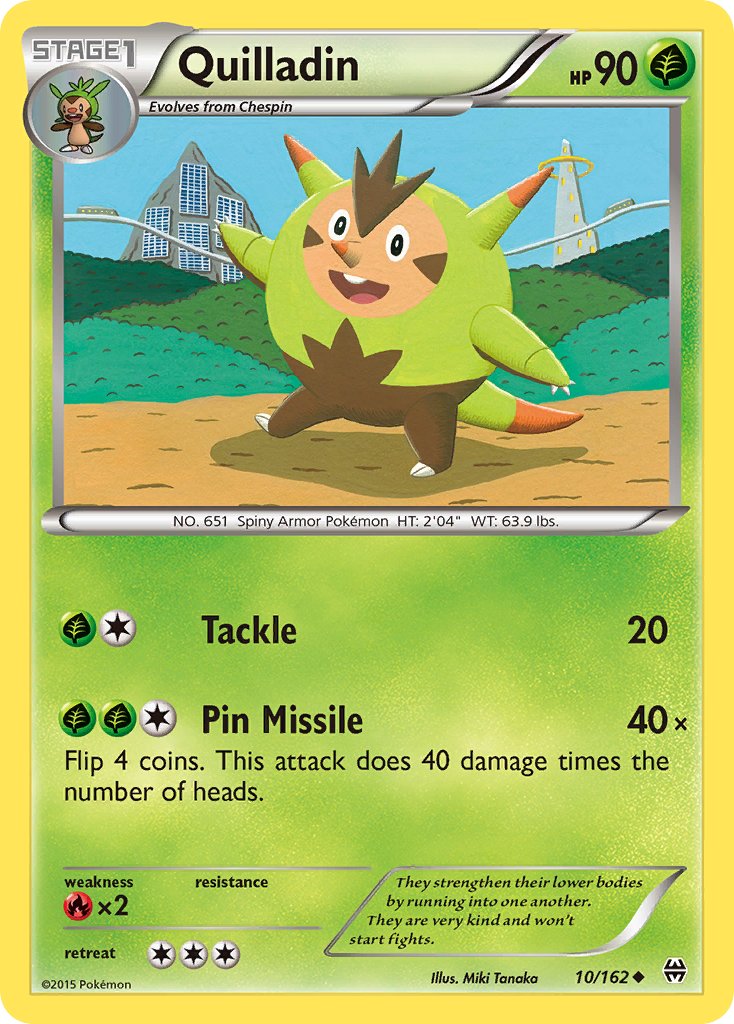 (010/162) Pokemon TCG BREAKthrough Single: Quilladin   Uncommon
