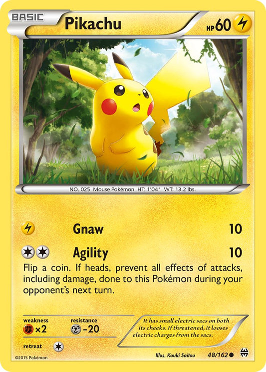(048/162) Pokemon TCG BREAKthrough Single: Pikachu   Common