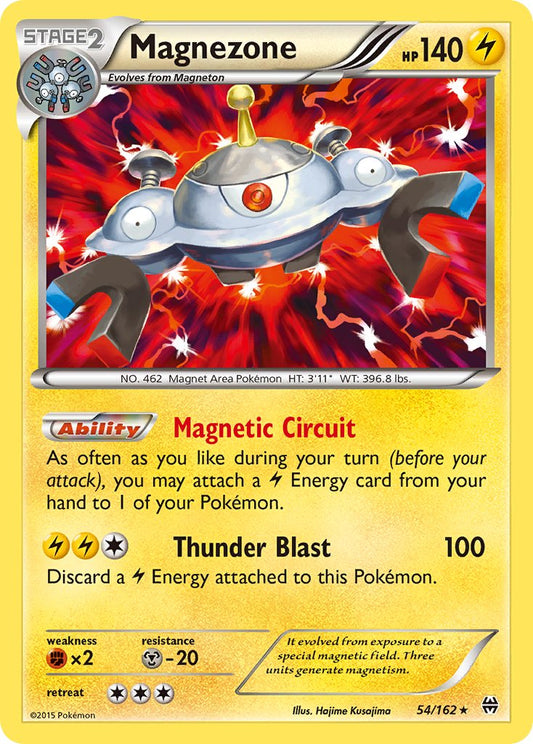 (054/162) Pokemon TCG BREAKthrough Single: Magnezone  Reverse Holo Holo Rare