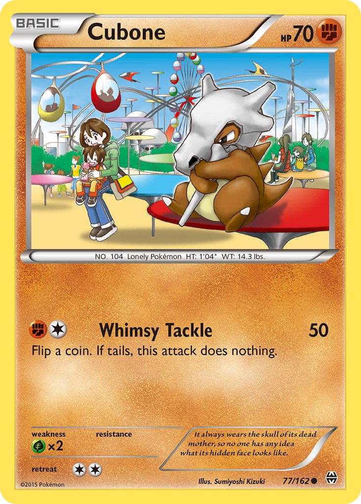 (077/162) Pokemon TCG BREAKthrough Single: Cubone   Common