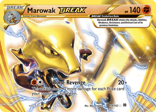 (079/162) Pokemon TCG BREAKthrough Single: Marowak BREAK   Holo Rare