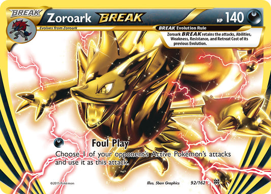 (092/162) Pokemon TCG BREAKthrough Single: Zoroark BREAK   Holo Rare