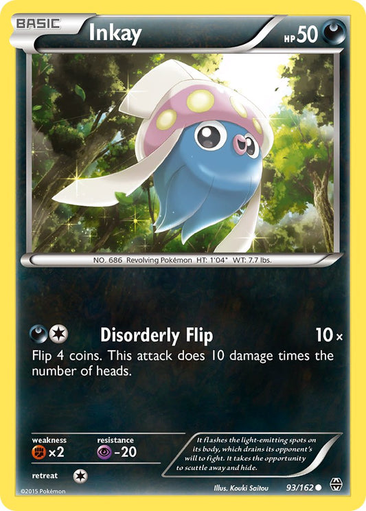 (093/162) Pokemon TCG BREAKthrough Single: Inkay   Common