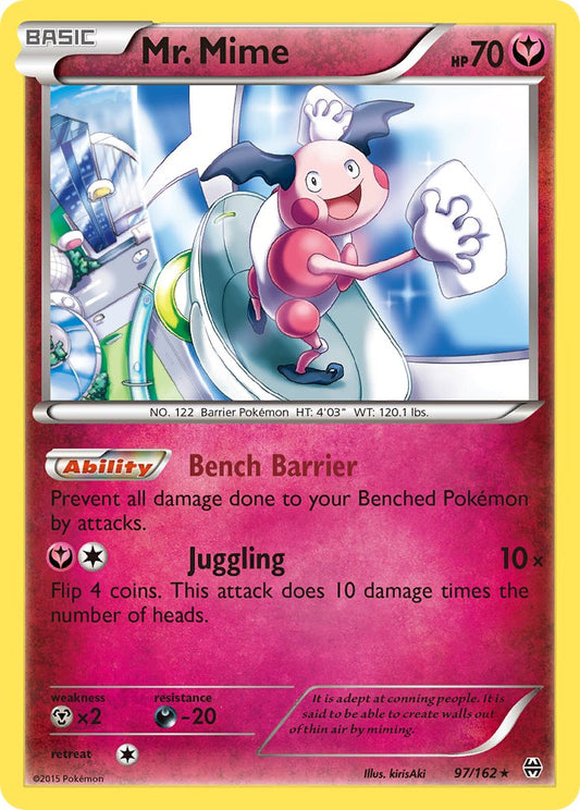 (097/162) Pokemon TCG BREAKthrough Single: Mr. Mime   Rare