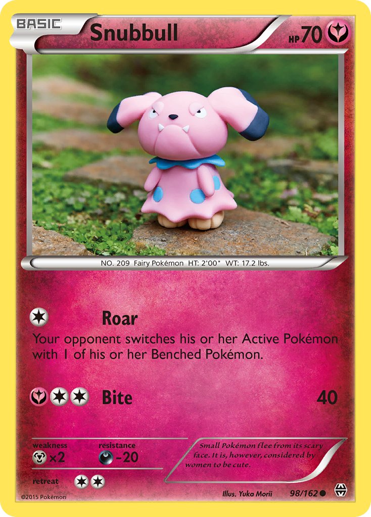 (098/162) Pokemon TCG BREAKthrough Single: Snubbull   Common