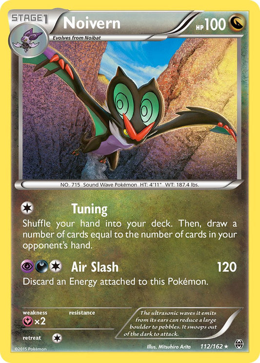 (112/162) Pokemon TCG BREAKthrough Single: Noivern   Rare