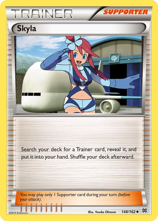 (148/162) Pokemon TCG BREAKthrough Single: Skyla  Uncommon