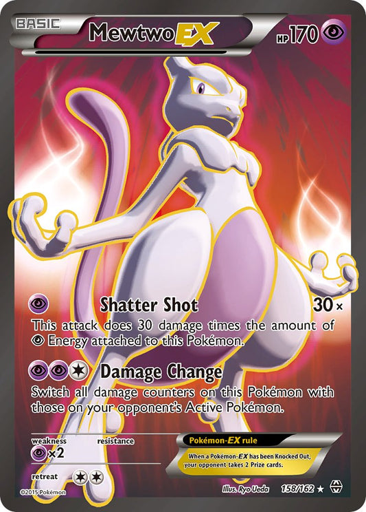 (158/162) Pokemon TCG BREAKthrough Single: Mewtwo EX   Ultra Rare