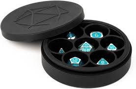Fanroll: Silicone Round Dice Case: Black