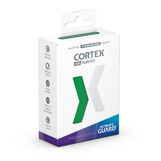 Ultimate Guard: Cortex Sleeves Standard Size: Green 100pk