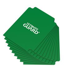 Ultimate Guard Card Dividers Standard Size (10) - Green