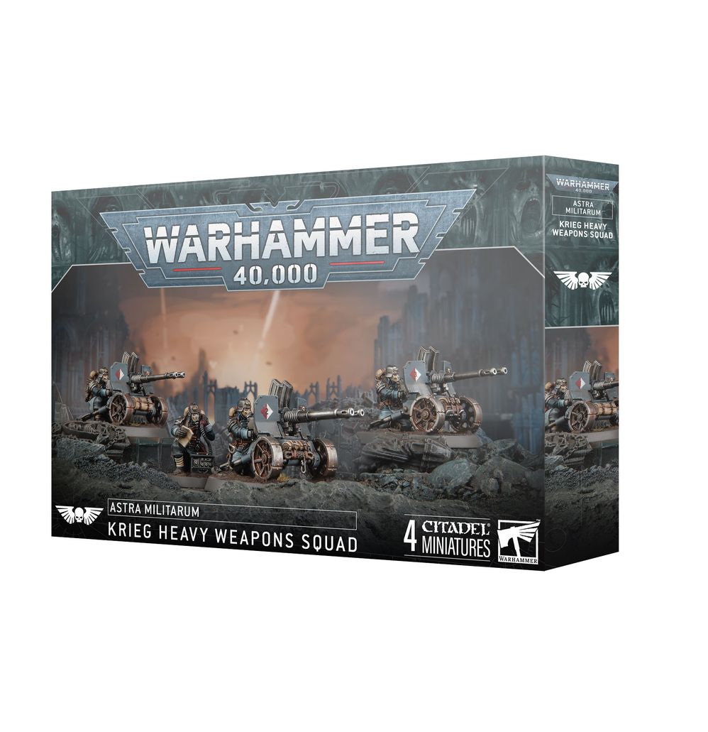 Warhammer 40,000 (40K): Astra Militarum: Krieg Heavy Weapons Squad