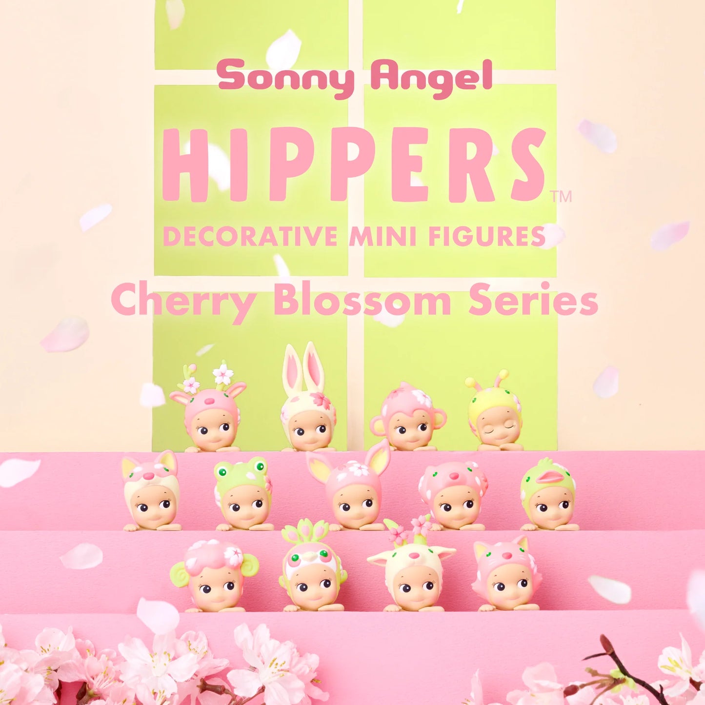 Sonny Angel Hippers Cherry Blossom Collectible Mini Figure Blind Box