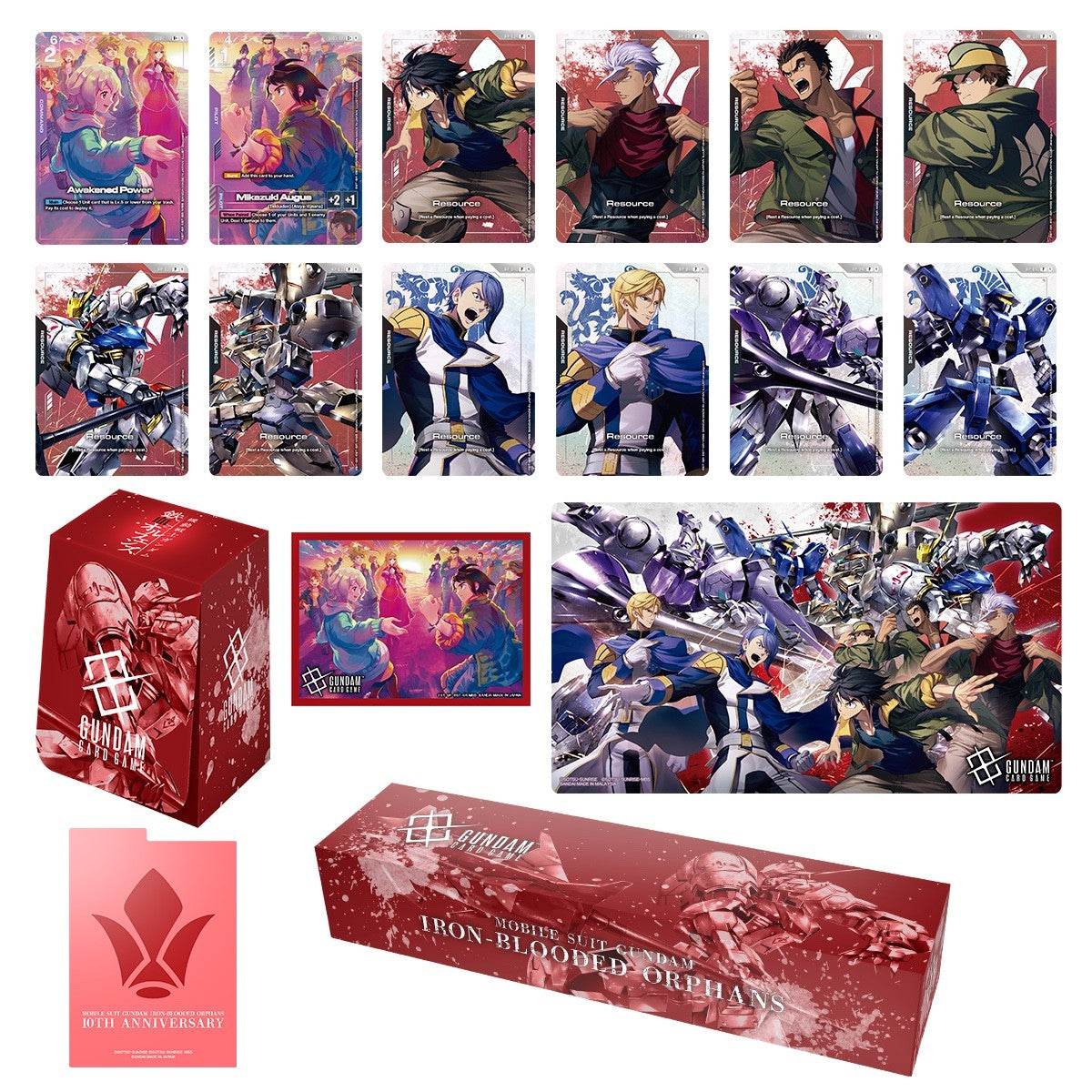Gundam Card Game (CG): Premium Accessory Set: Mobile Suit Gundam IRON (PB02)