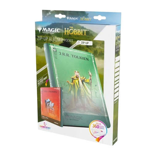Gamegenic: Magic the Gathering (MTG): The Hobbit Zip-Up Album 18-Pocket: Thranduil, the Elvenking/The Mountain-King