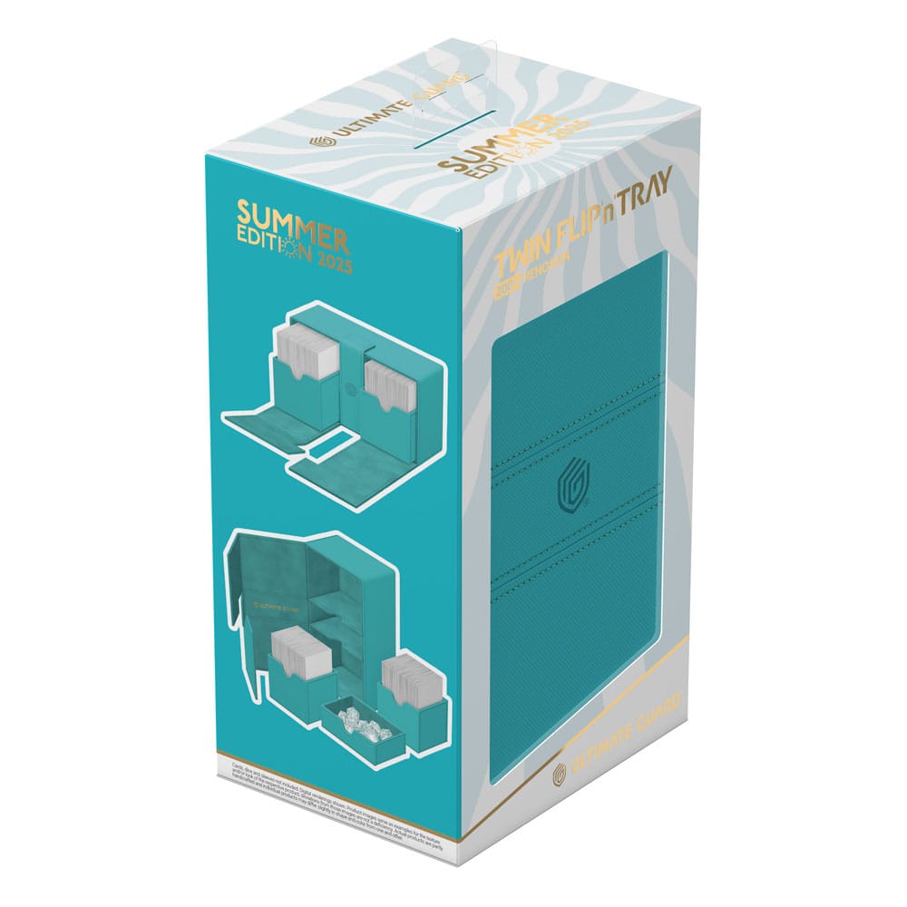 Ultimate Guard: Twin Flip'n'Tray 200+ Xenoskin "Summer Edition 2025" - Lagoon