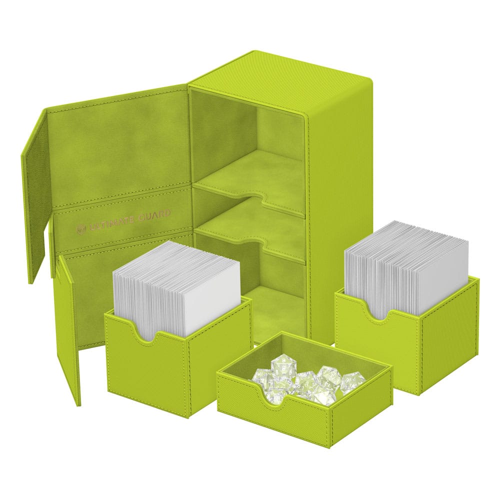 Ultimate Guard: Twin Flip'n'Tray 200+ Xenoskin "Summer Edition 2025" - Lime