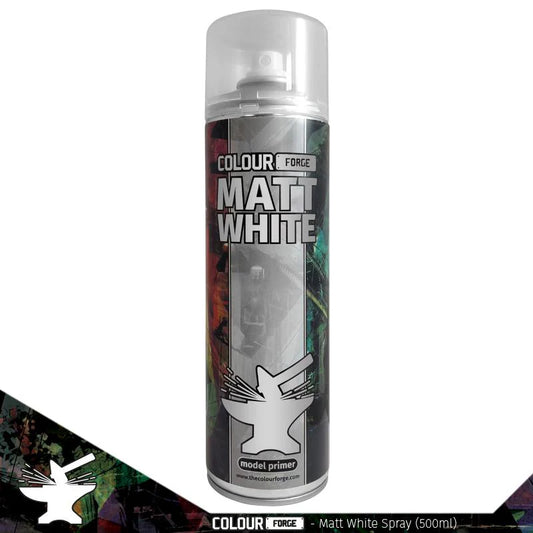 Colour Forge: Matt White Spray (500ml)