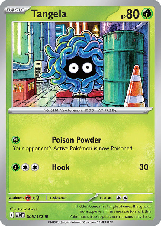 (006/MEG) Pokemon TCG Mega Evolution Single: Tangela   Common